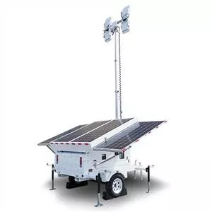 This image shows a Solar Light Tower